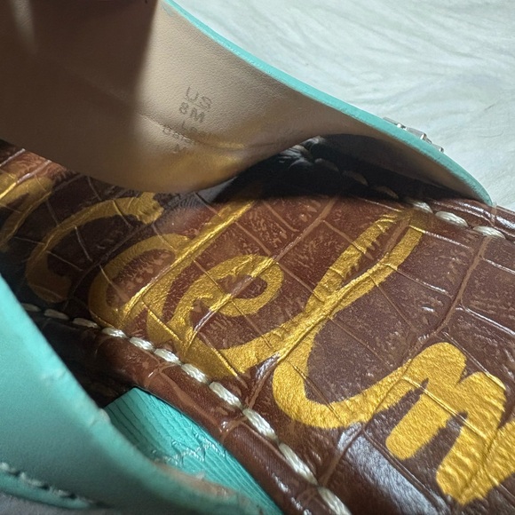 SAM EDELMAN Haydee Tiffany Green Sandals - Picture 7 of 9